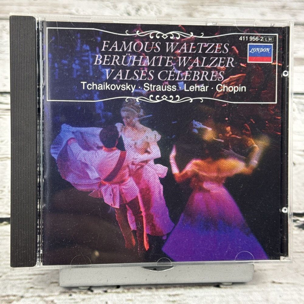 Famous Waltzes BERÜHMTE WALZER [1984 CD] Tchaikovsky Strauss Léhar‎ Chopin